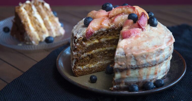 Carrot Cake à la Pêche