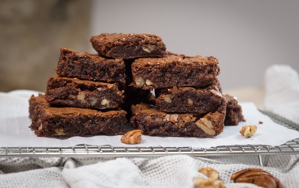 Une recette de brownies classiques avec des noix ! 