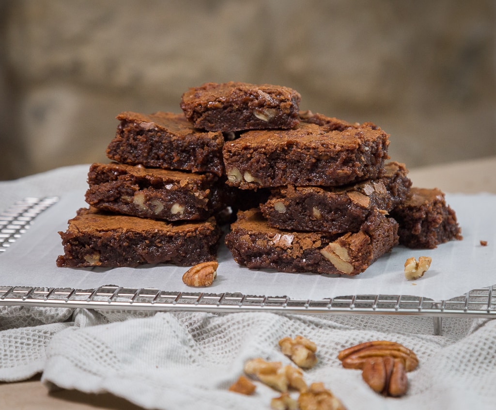 Une recette de brownies classiques avec des noix ! 