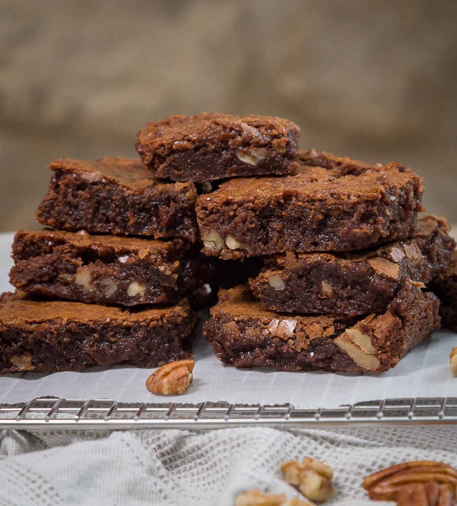 Une recette de brownies classiques avec des noix ! 
