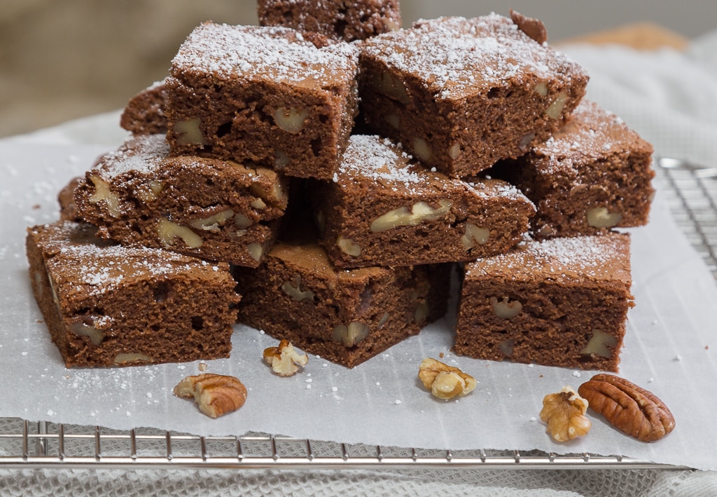 Une recette de brownies classiques avec des noix ! 