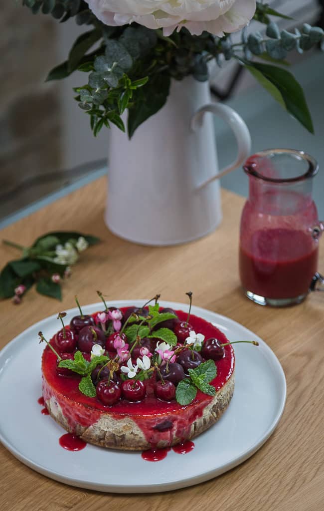 Une délicieuse recette de cheesecake à la cerise ! 