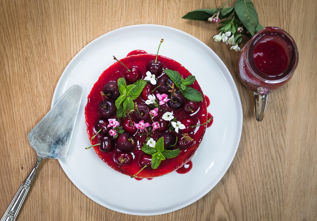 Une délicieuse recette de cheesecake à la cerise ! 