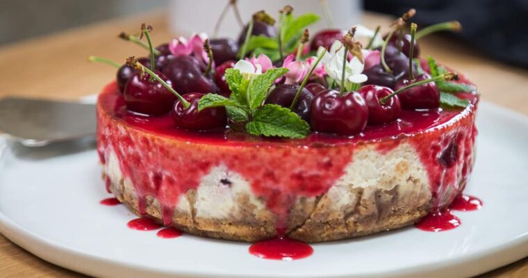 Cheesecake à la cerise