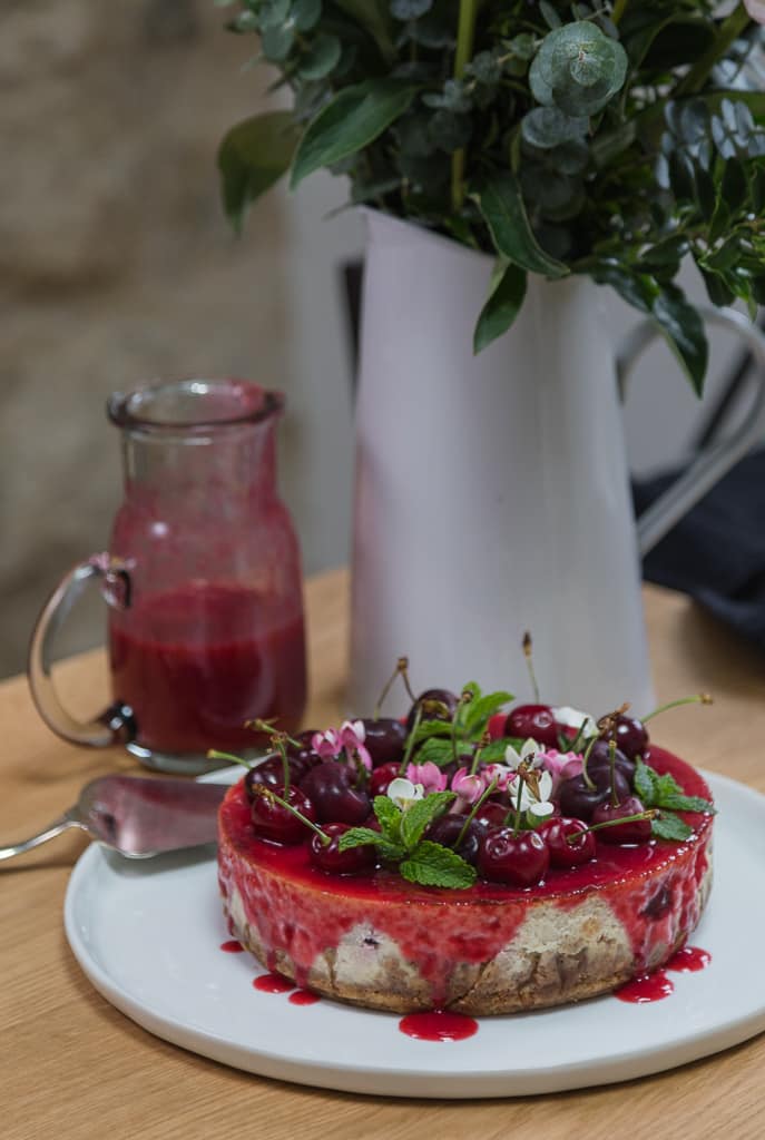 Une délicieuse recette de cheesecake à la cerise ! 