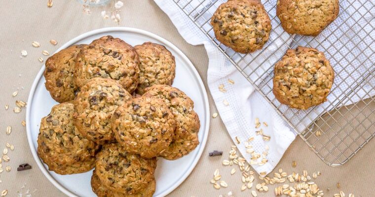 Cookies aux Flocons d’Avoine et Pépites de Chocolat