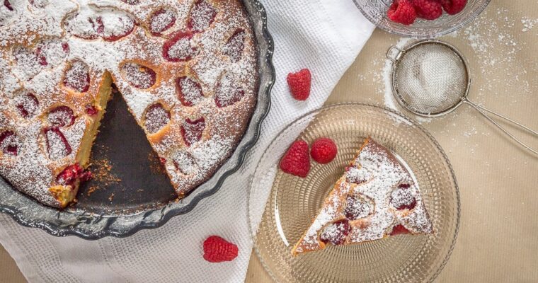 Gâteau Framboises Ricotta