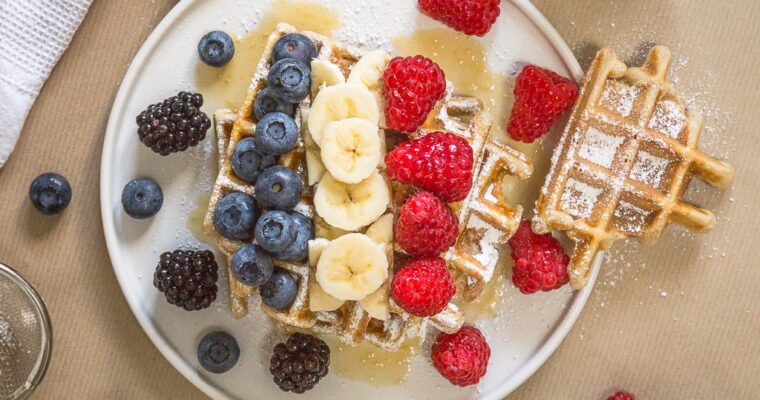 Gaufres Vegan au Sirop d’érable