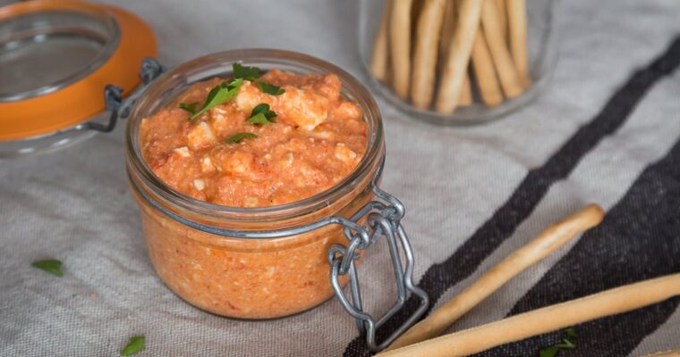 Dip Poivron Rouge Fêta (Ktipiti)