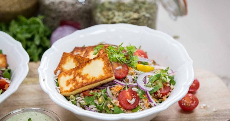 Salade de Boulgour et Halloumi