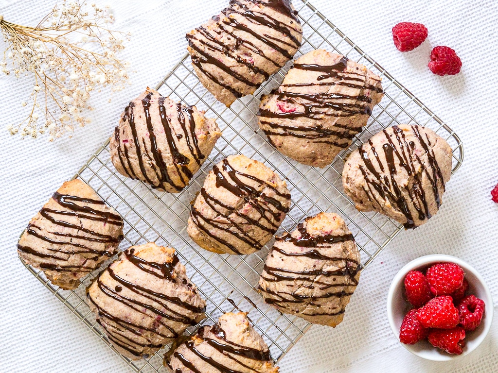 Scones Framboise Chocolat