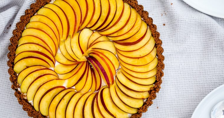 Tarte Nectarine façon Cheesecake