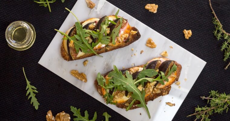 Tartines Figues Chèvre Miel