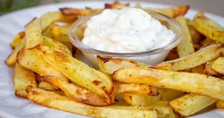 Frites au four – Gros Sel et Romarin