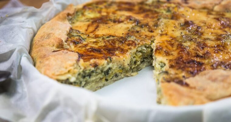 Tarte salée Courgette Comté