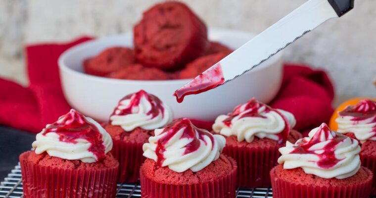 Cupcakes Red Velvet Coulis Framboise