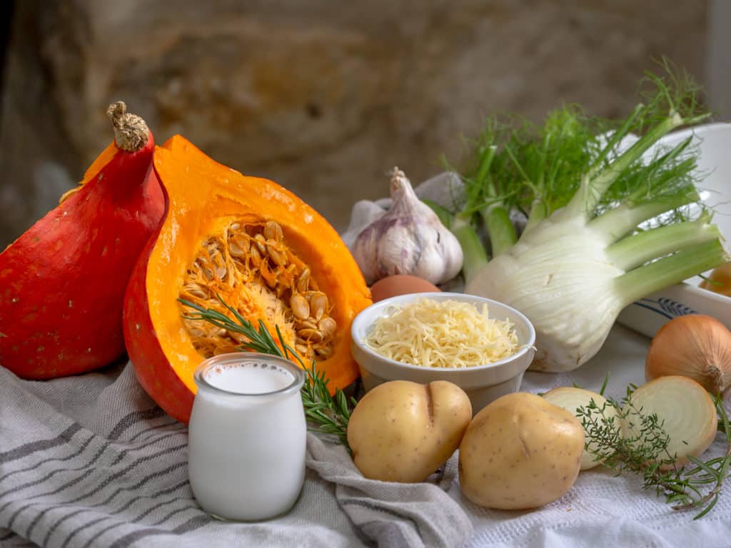 Une recette de gratin végétarien avec une délicieuse association : le potimarron et le fenouil ! Un délice sans gluten !