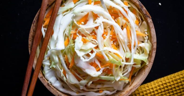Salade Croquante de Chou au Sésame