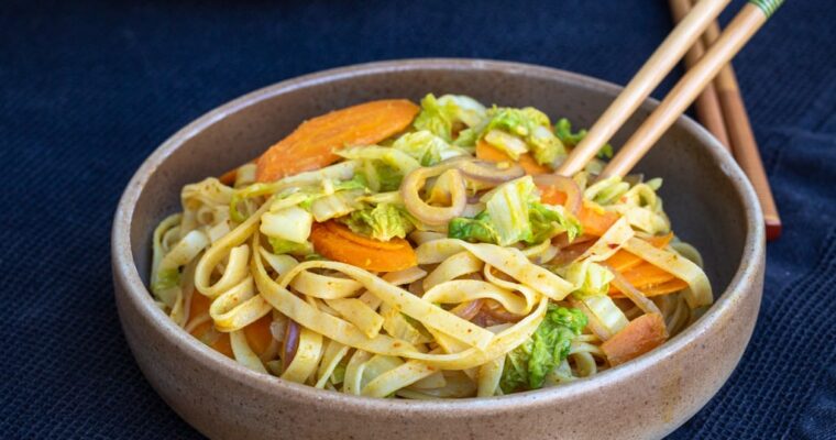 Wok de Nouilles sauce Saté