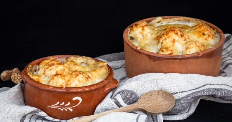 Gratin de Chou Fleur et sa Béchamel au Comté