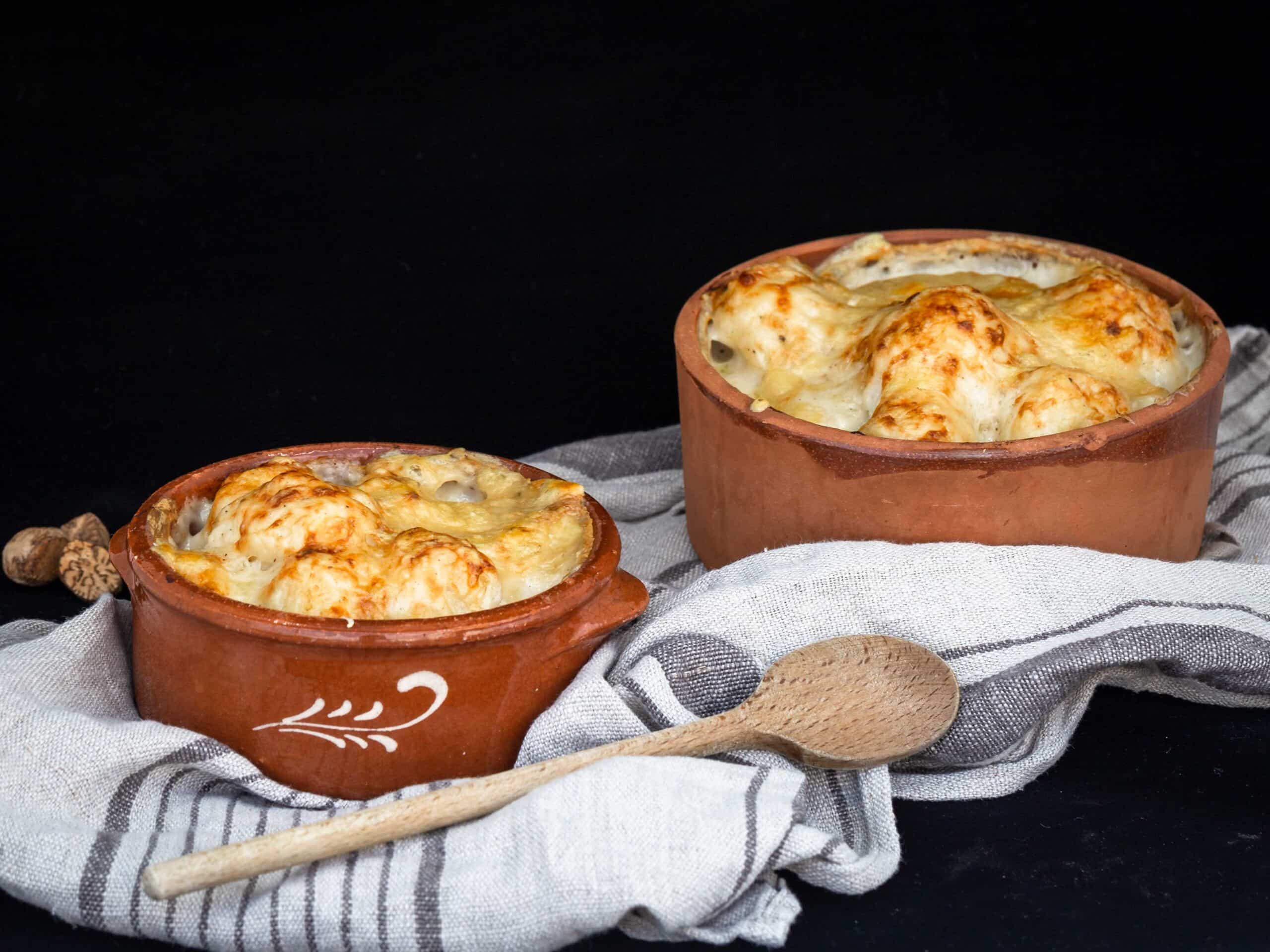 Gratin de Chou Fleur et sa Béchamel au Comté