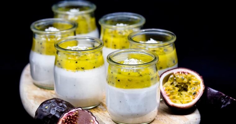 Panna Cotta Vegan Coco Mangue Passion
