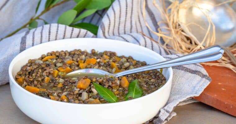 Soupe Végétarienne de Lentilles