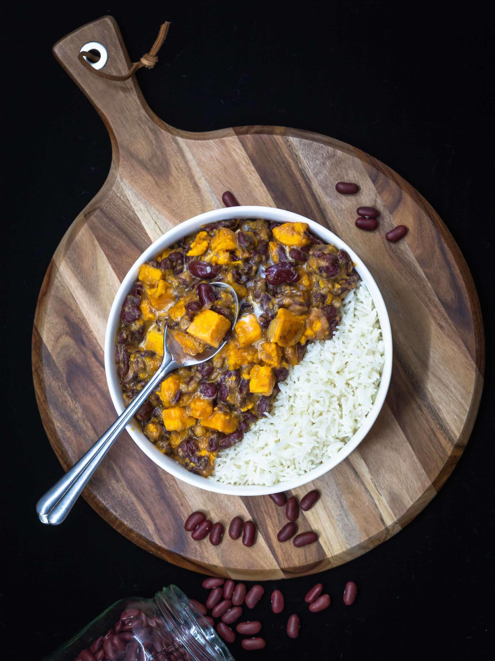 Mijoté de Haricots Rouges à la Patate Douce (végan et sans gluten)