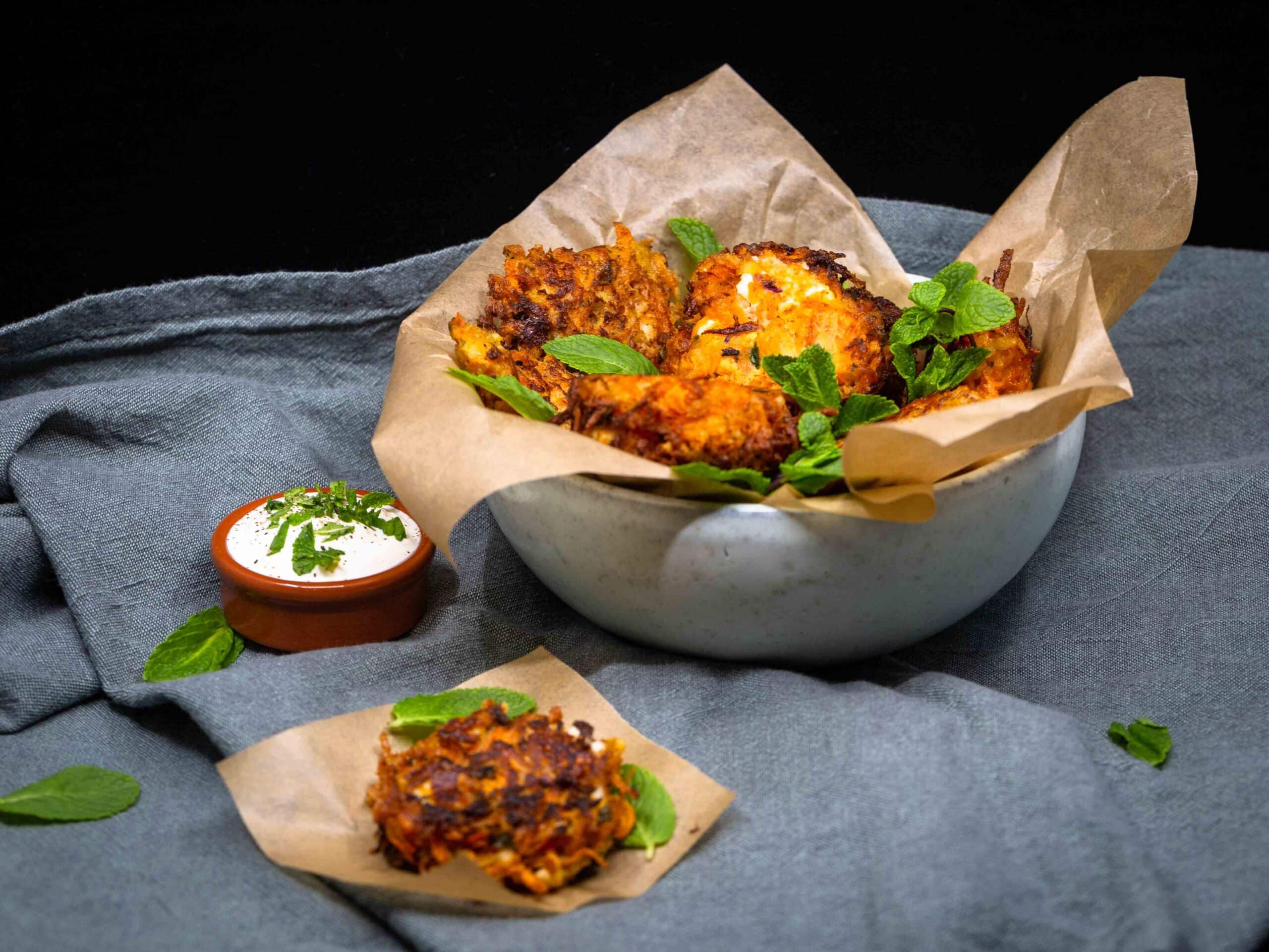 Croquettes Végétariennes de Carottes et Fêta (sans gluten)