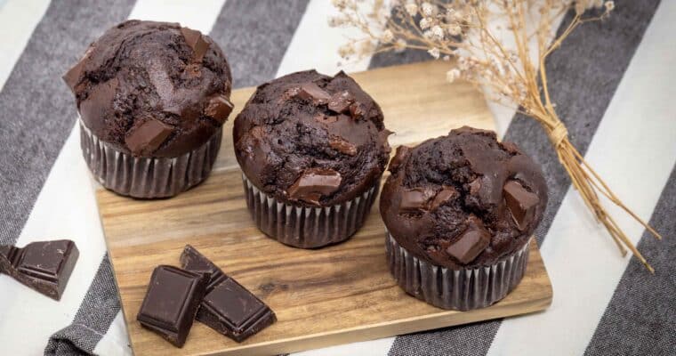 Muffins Double Chocolat