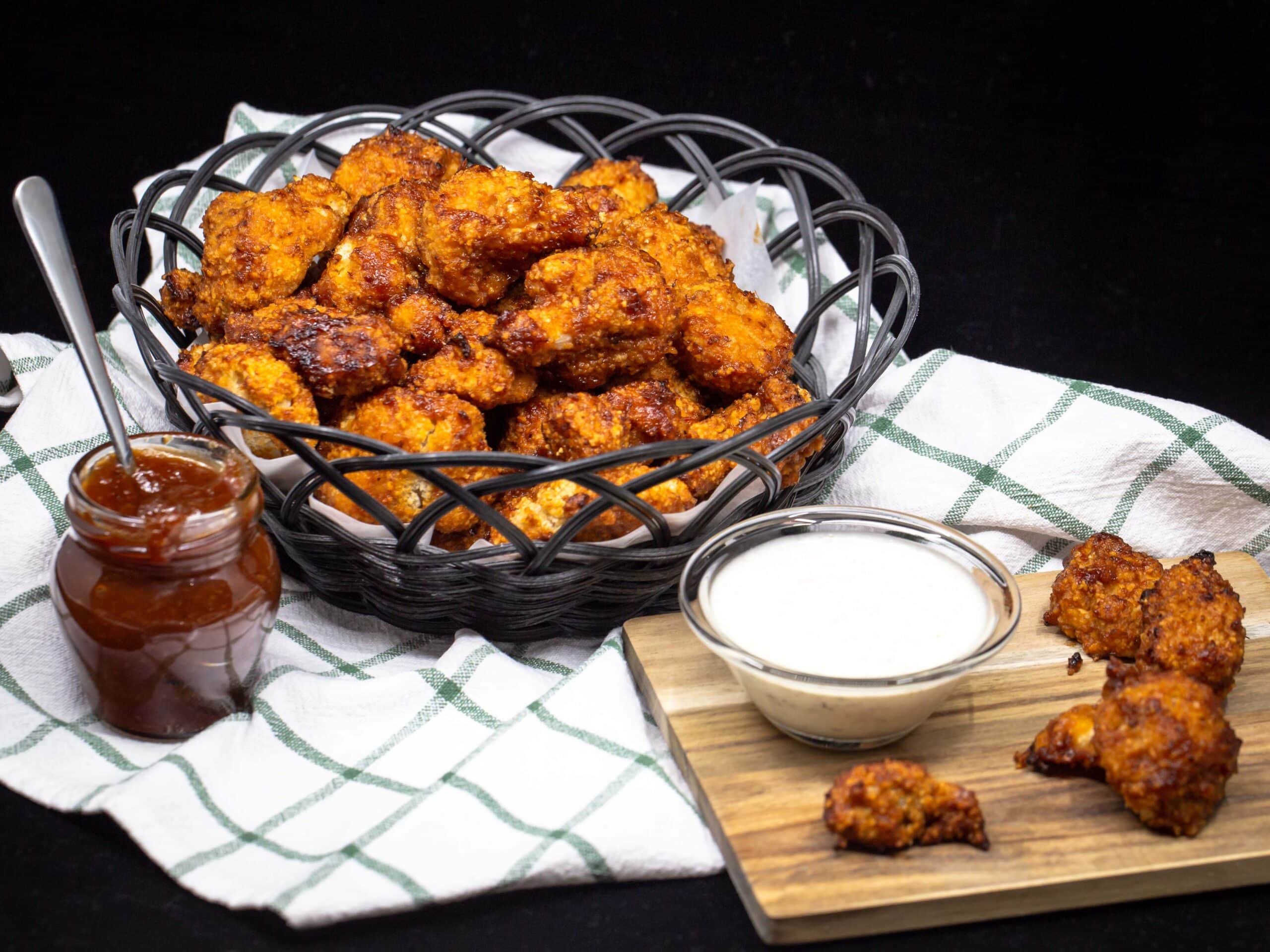 Chou Fleur Wings sauce BBQ (Végan)