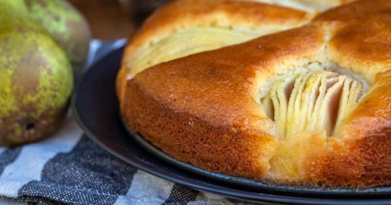 Gâteau au Miel et ses Poires Fondantes