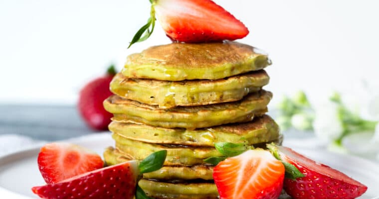 Pancakes Vegan au Matcha