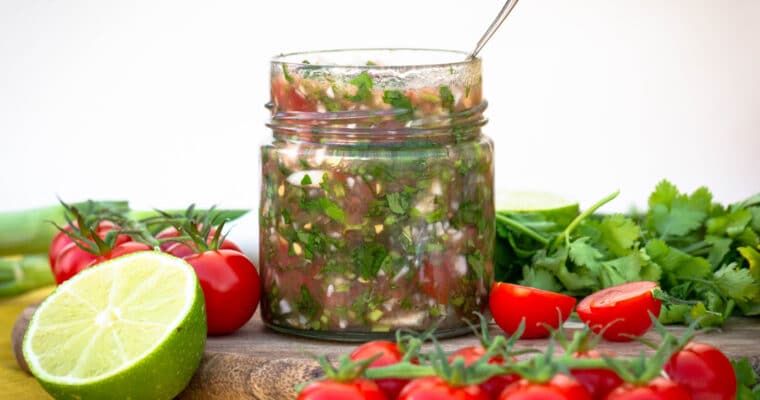 Aji à la Colombienne (Condiment Végan et Sans Gluten)