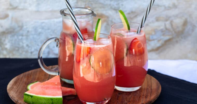 Agua Fresca Pastèque Fraise