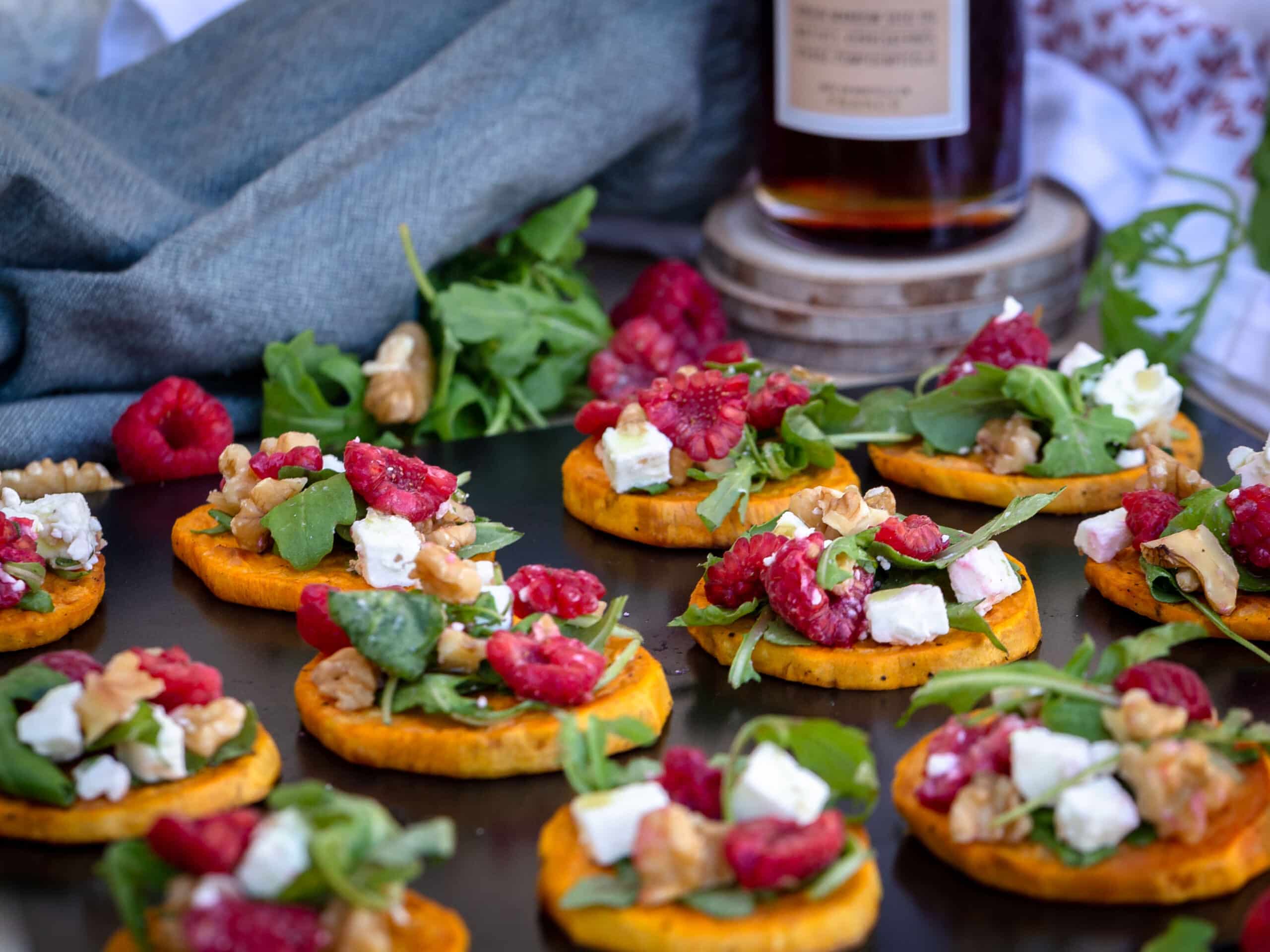 Bouchées de Patate Douce Sans Gluten à l’huile de Pépins de Courge