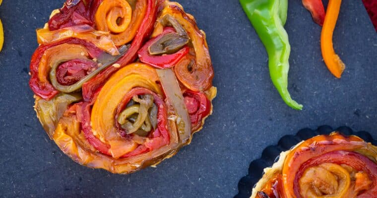 Tartelettes Tatins aux Poivrons (Vegan)