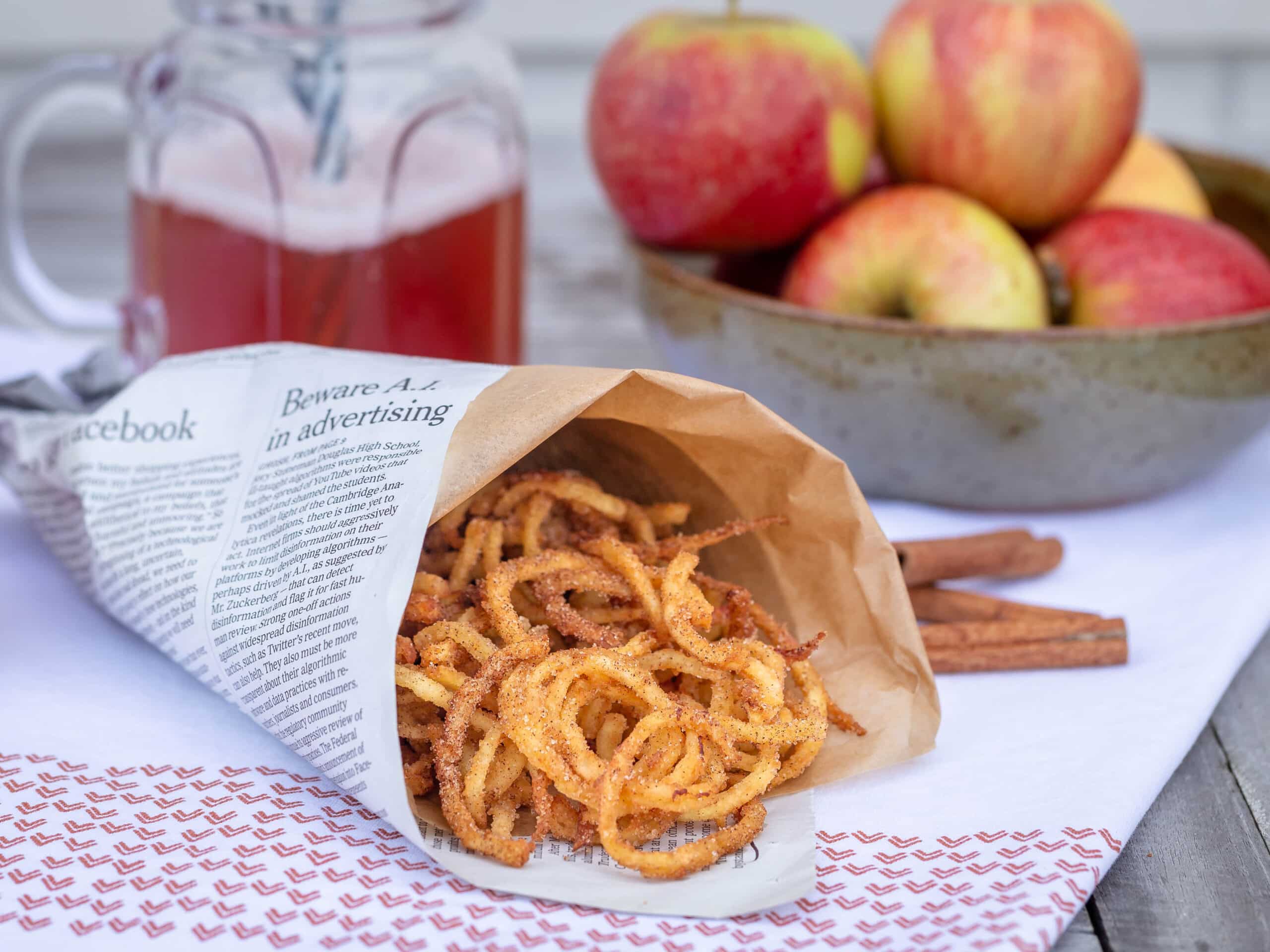Churripom&rsquo; Cannelle (Frites de Pommes Spiralisées)