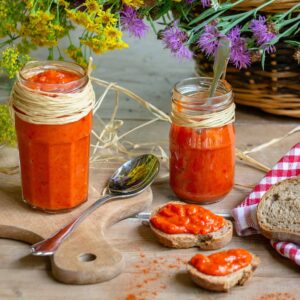 Une recette de caviar de poivrons (ou poivronnade) pour accompagner vos tartines et salades ! Recette vegan, végétalienne, sans gluten