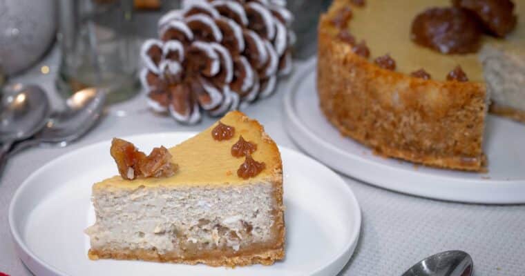 Cheesecake Double Marrons : le dessert fondant et généreux pour les fêtes