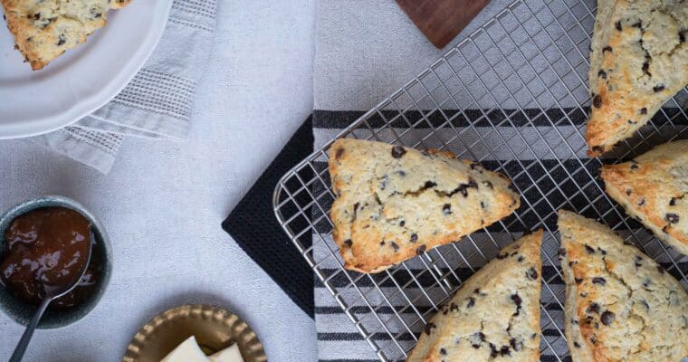 Scones aux Pépites de Chocolat
