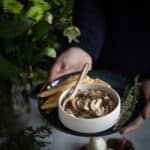 Une recette de crème de haricots blancs et champignons pour une tartinade vegan et sans gluten ! Parfaite pour un apéro de saison :)