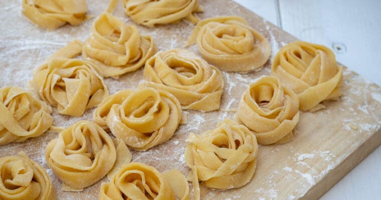 Tagliatelles Maison sans machine