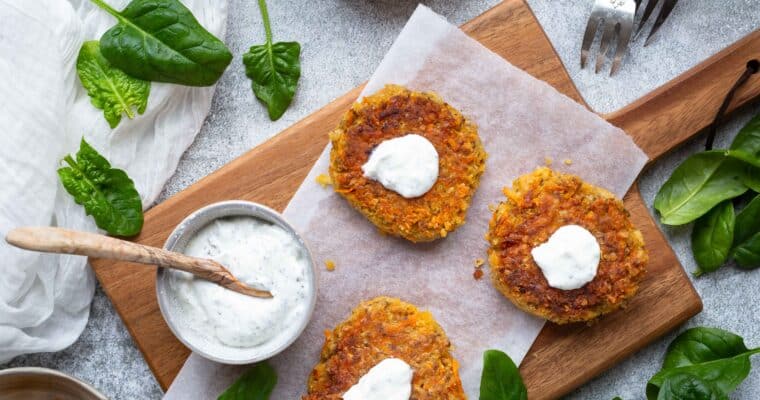 Galettes de Lentilles Corail et Carottes