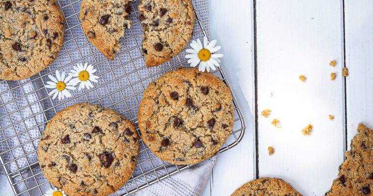 Cookies Sésame Chocolat Noir (Vegan et Sans Gluten)
