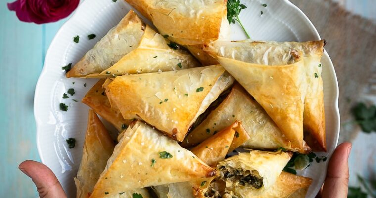 Samoussas aux Blettes, Cumin et Fêta (Végétarien)