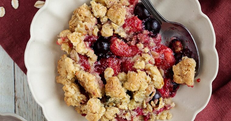 Crumble Avoine Fruits Rouges