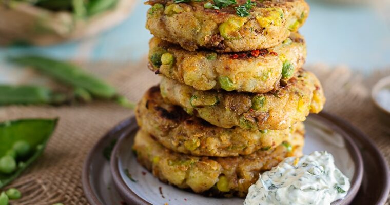 Galettes de Pommes de Terre et Petits Pois à l’Indienne