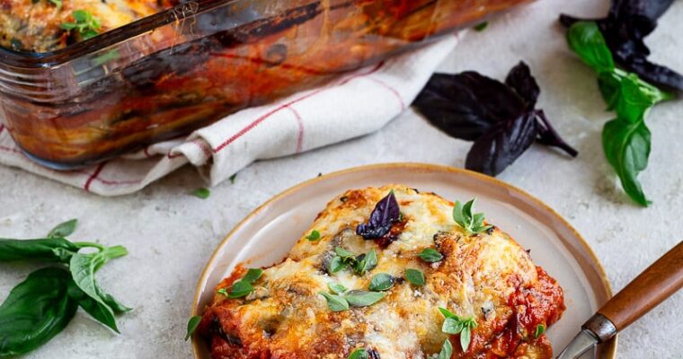 Lasagnes Végétariennes aux Aubergines et Mozzarella