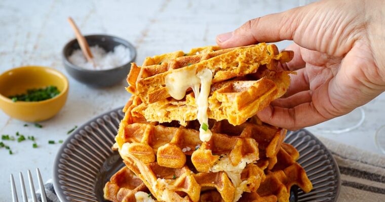 Gaufres Salées Butternut et Raclette